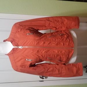 Michael kors burnt orange jacket